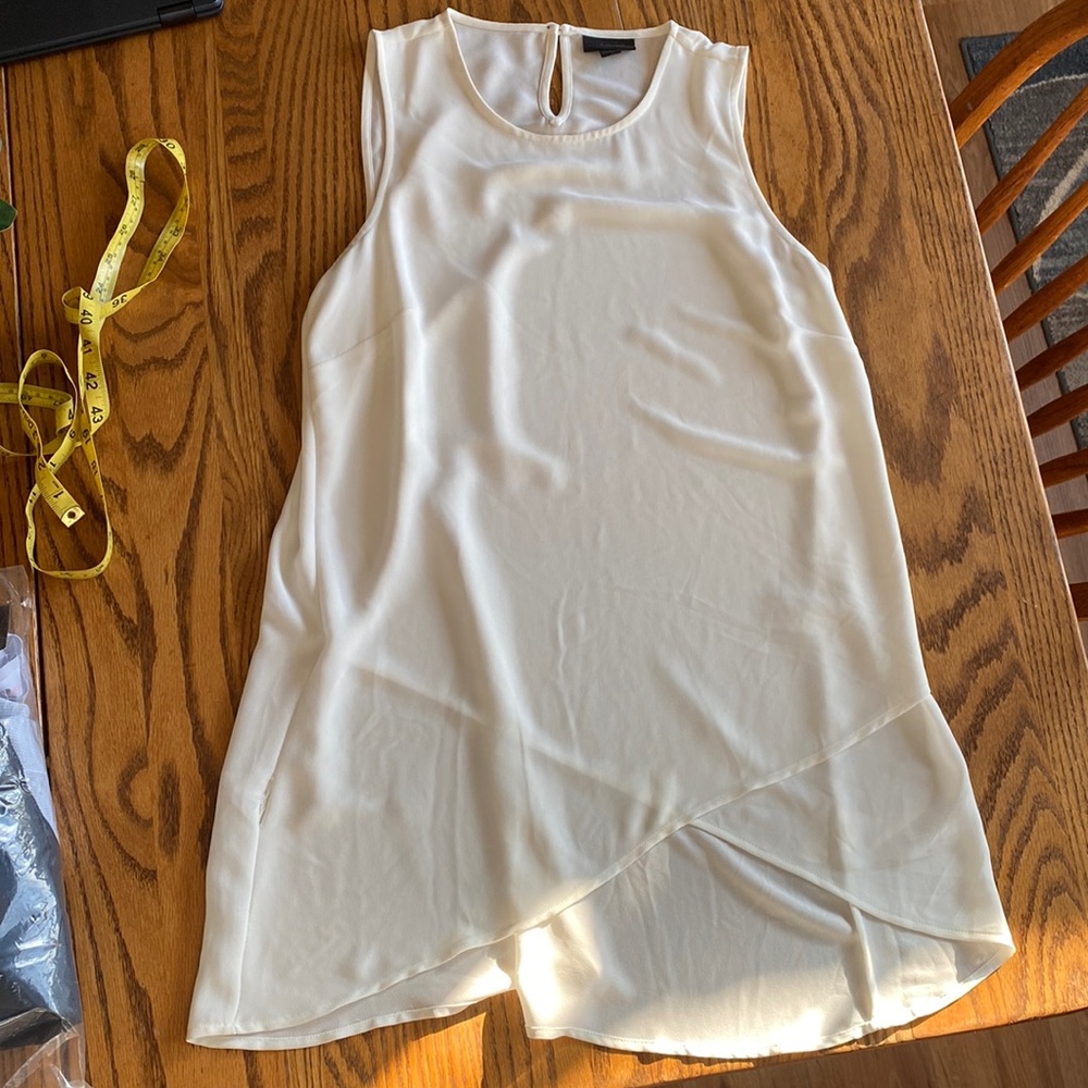 Cream colored long light flowy tunic